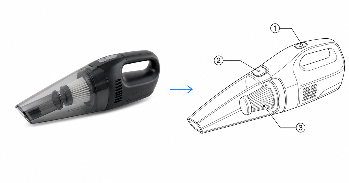 How to Turn a Photo Into a Line Drawing for Manuals