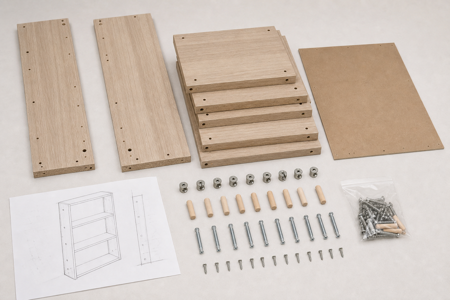Create clear furniture assembly instructions — input