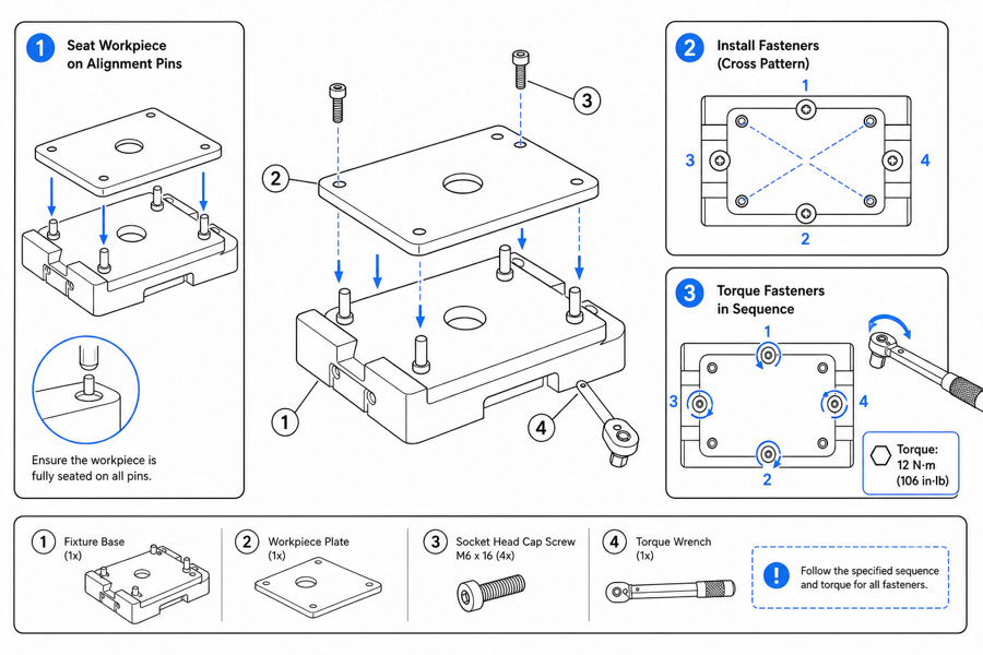 Create visual manufacturing assembly instructions